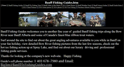 Desktop Screenshot of banfffishingguides.com