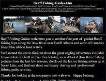 Tablet Screenshot of banfffishingguides.com